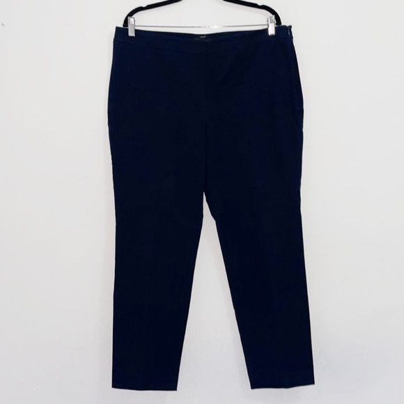 Talbots Chatham Ankle Pants Curvy Fit Navy Blue Pants - Picture 12 of 14